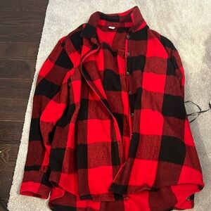 Red and black flannel